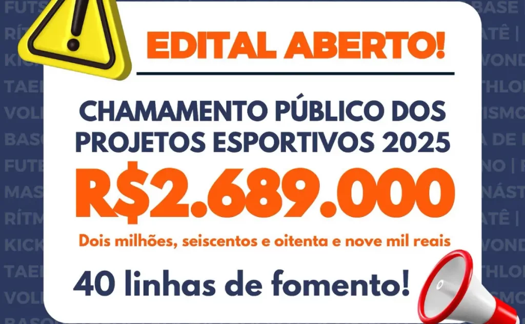 projetos esportivos