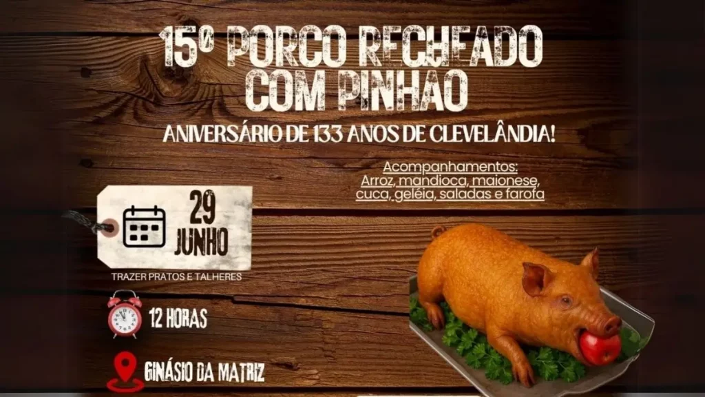 porco com pinhão