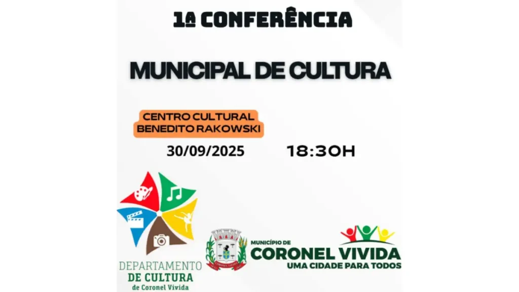 Coronel Vivida promove 1ª Conferência Municipal de Cultura