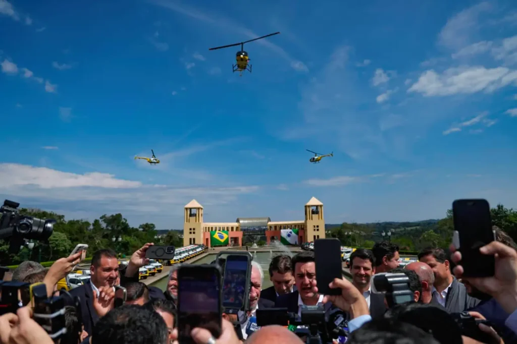 helicópteros policia paraná