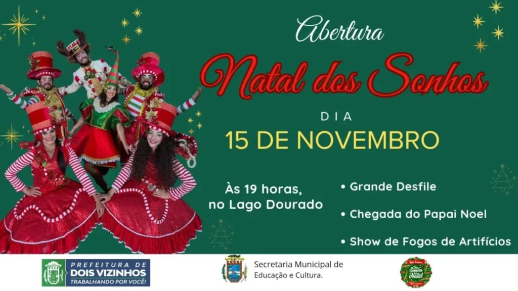 abertura de natal dois vizinhos