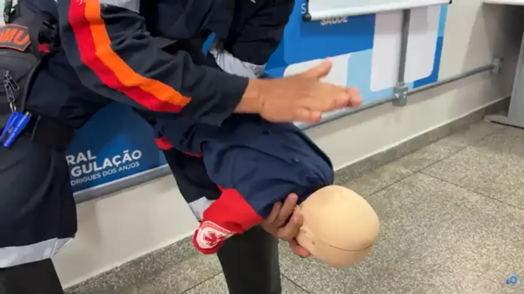 engasgo bebê