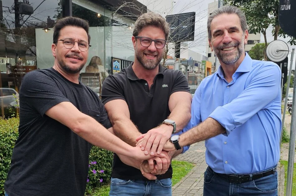 Arilson Chiorato, Requião Filho e Ênio Verri
