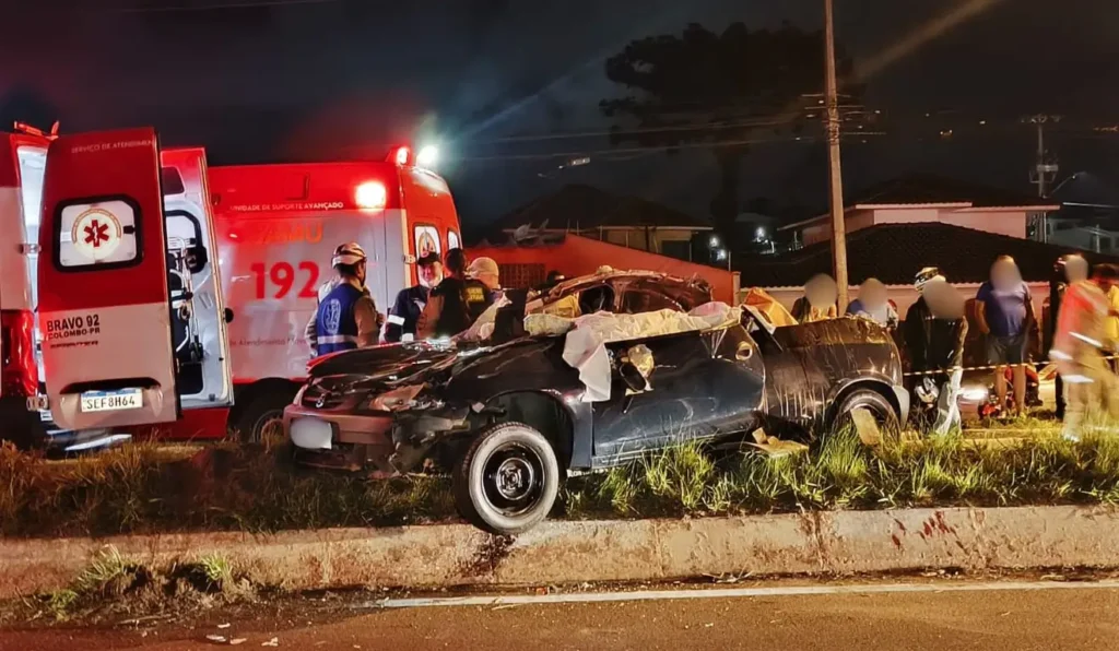 acidente br 476 colombo motorista decaapitado