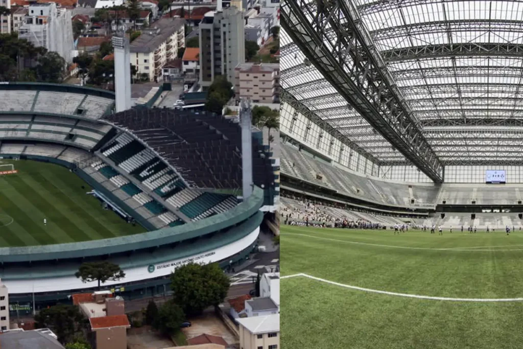 couto pereira e arena da baixada