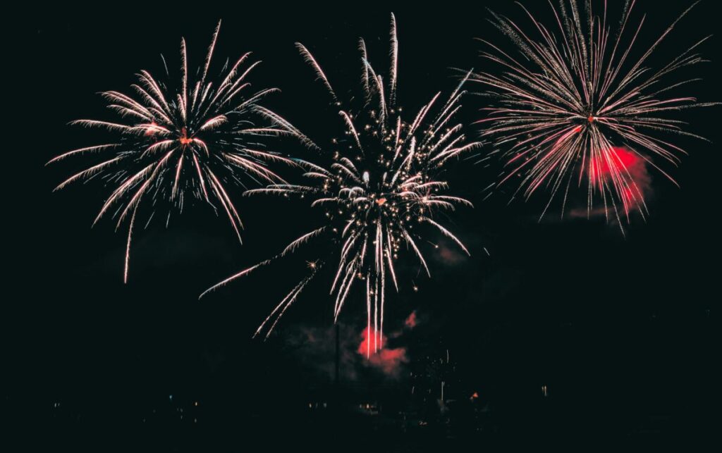 fogos de artifício