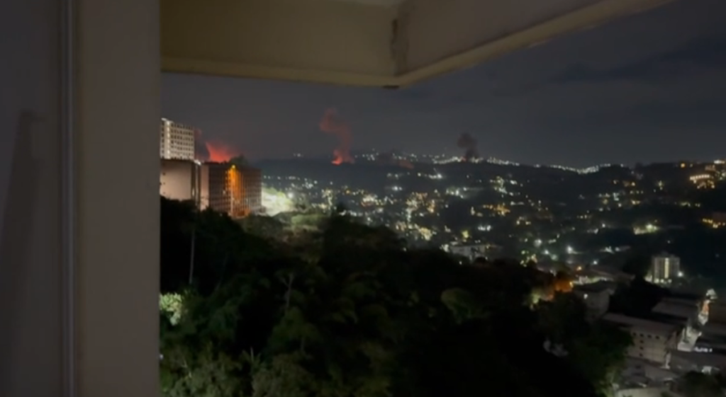 explosoes em caracas capital da venezuela