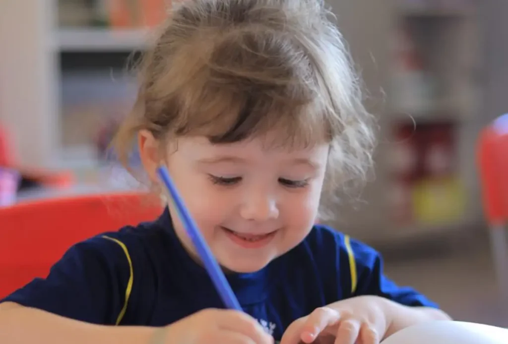 aluna educação infantil