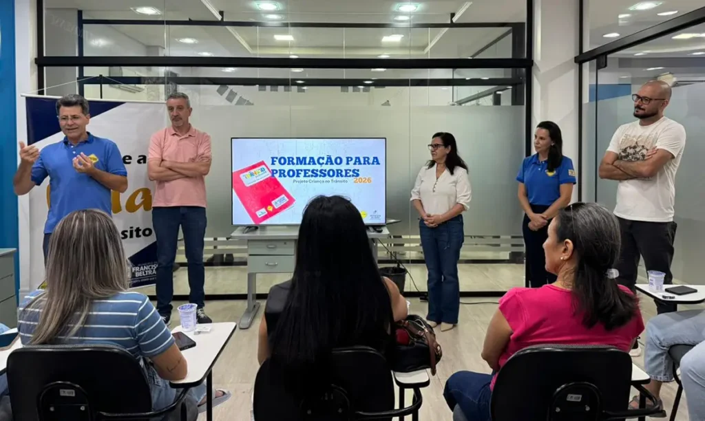 formação professores beltrão educação trânsito