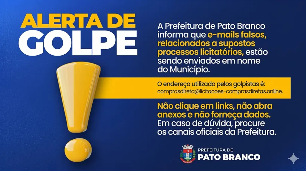 Alerta Golpe pref pato branco