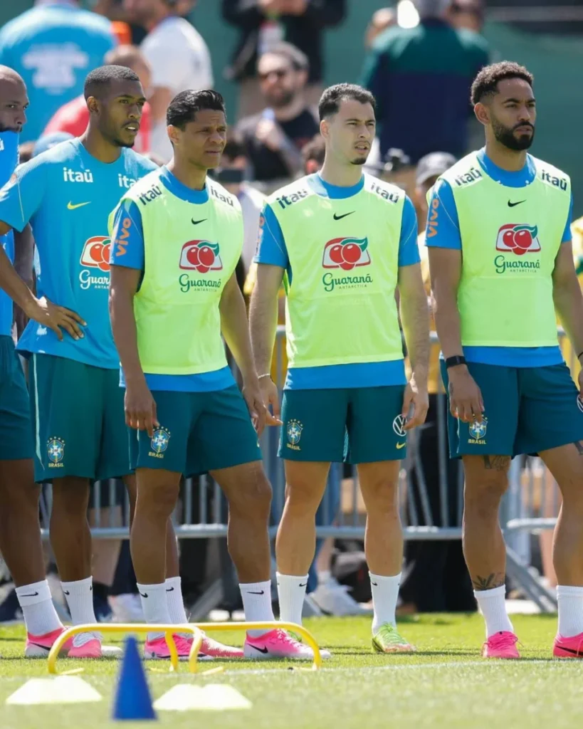 treino seleção brasileira