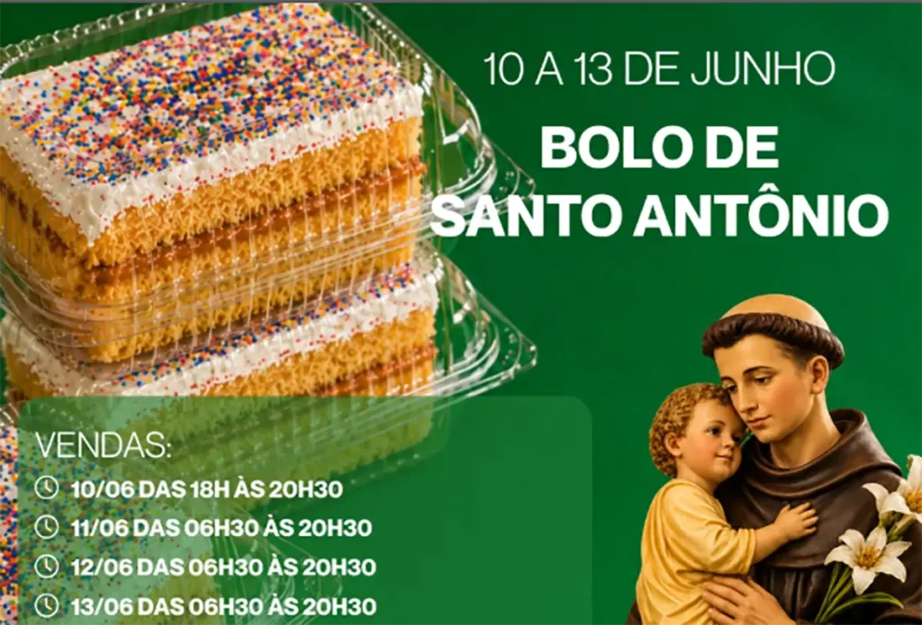 bolo de santo antônio