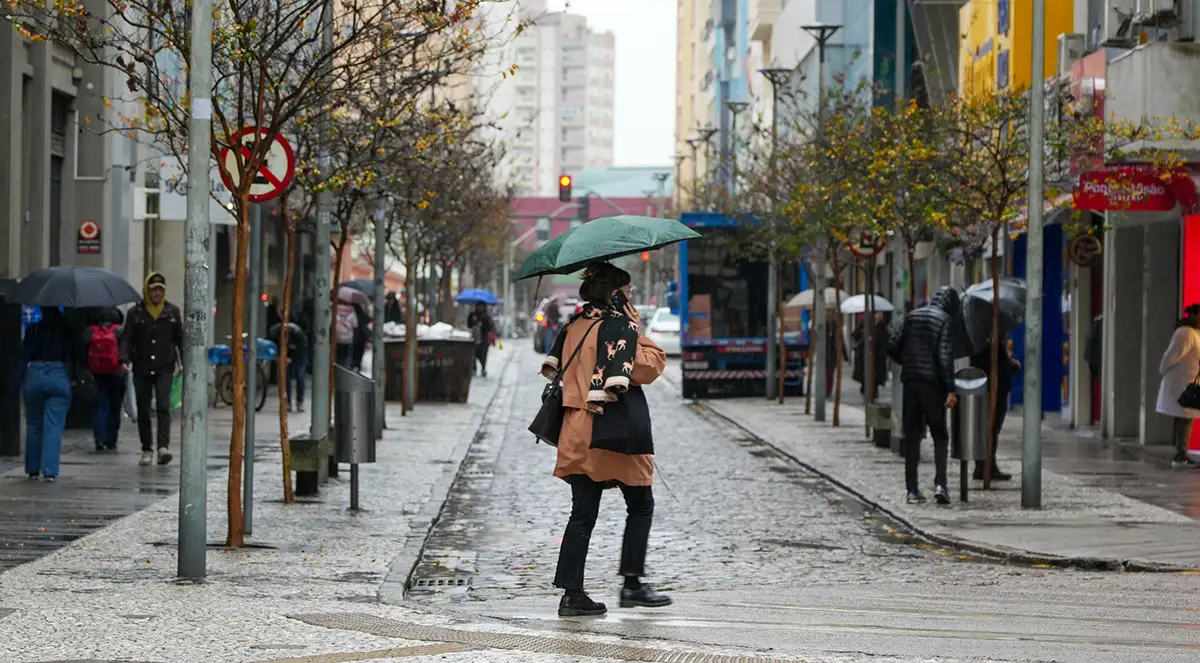 chuva e frio